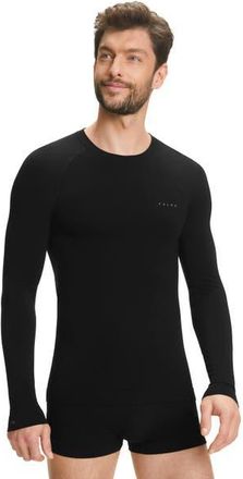 Falke Wool Tech Light Base Layer Top in Black at Nordstrom, Size Xx-Large