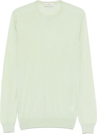 Bruno Manetti Maglione in maglia fine - 207 GREEN
