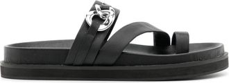 Senso Nikita chain-detail leather sandals - women - Leather - 39 - Black