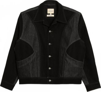 Nicholas Daley Mens Rebel Jacket In Black