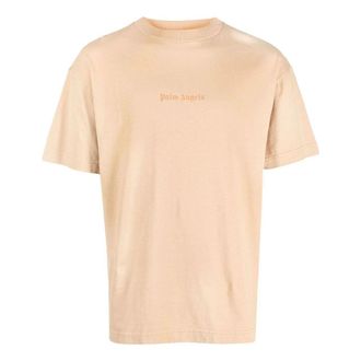 Palm Angels SS23 Reverse Logo T-Shirt Beige PMAA001S23JER0046161