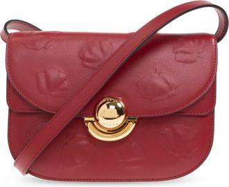 Furla Schoudertas Sfera Mini - Dames - Schoudertassen - Rood - ONE Size - Leer - Tassen