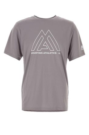 The North Face Grey Polyester T Shirt