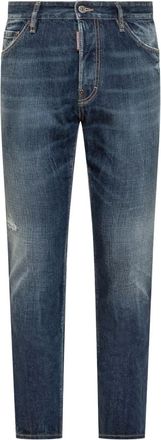 Dsquared2 Jeans Cool Guy con effetto vissuto - Blu