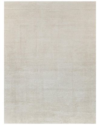 Exquisite Rugs Pearl Hand-Loomed Bamboo Silk & Cotton Area Rug