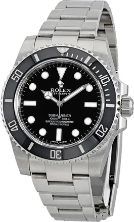 Rolex Pre-owned Rolex Submariner Automatic Chronometer Black Dial Mens Watch 114060
