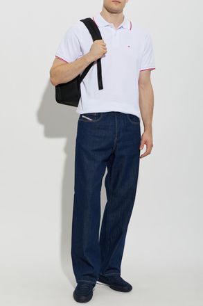 Diesel Polo T-FERRY-MICRODIV, Mens, White