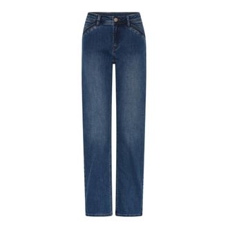 C.Ro Rechte jeans - Dames - Jeans - Blauw - Maat: 2XL