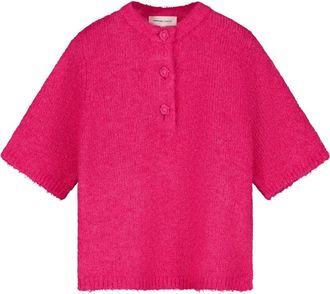 Fab By Fabienne Chapot Coco Pullover - Dames - Ronde hals truien - Roze - XS - Wol - Truien & Vesten