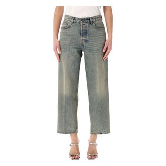 Haikure Betty Cropped Jeans - Dames - Cropped Jeans - Blauw - W26 - Katoen - Jeans