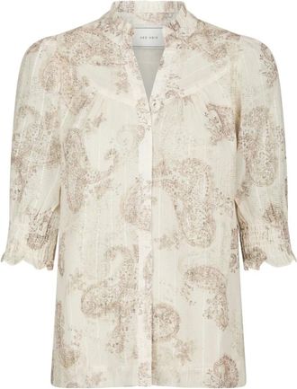 Neo Noir Mujer, Blusas y Camisas, Beige, Talla: M