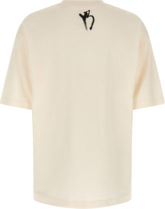 Yohji Yamamoto Graphic Print T-Shirt - Cream