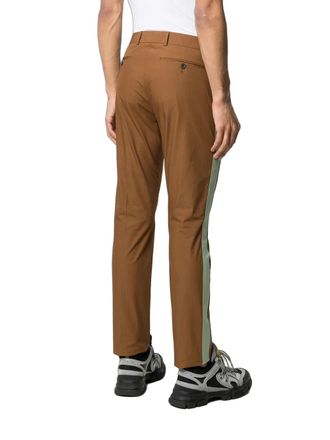 Valentino Contrast Panel Trousers - Brown