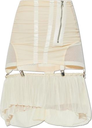 Charlotte Knowles Knwls, Rokken, Dames, Beige, L, Satijn, Rok Uma