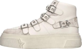 Ash Starmoon Buckle Sneaker - Dames - Sneakers - Wit - 39 EU - Leer - Schoenen