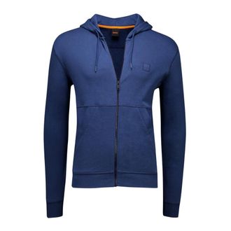 HUGO BOSS Heren, Sweatshirts & Hoodies, Blauw, Maat: 6XL Katoen