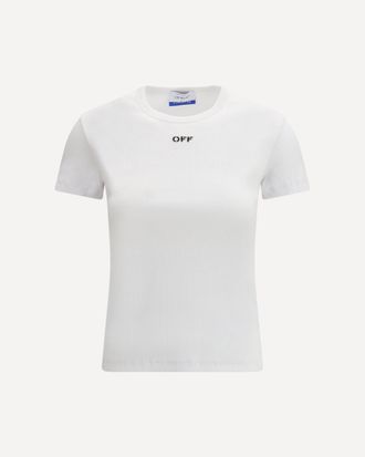 Off-white Off Stamp Rib Basic T-shirt Female 40