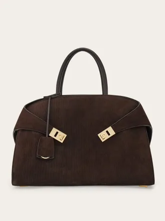 Ferragamo Women Hug handbag (L) Brown