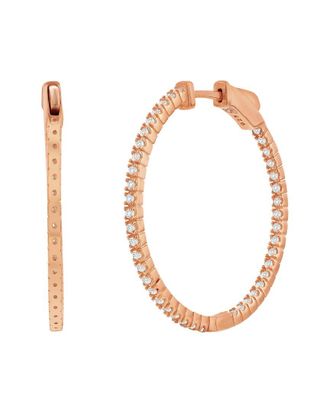 Suzy Levian Suzy Levian Silver Cz Hoops