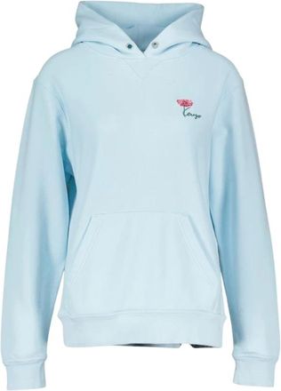 Kenzo Hoodies & sweatvesten, Dames, Blauw, M, Katoen, Tulip Sweatshirt
