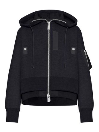 sacai Cotton Blend Padded Hoodie