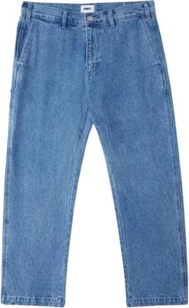 Obey Hombre, Vaqueros, Azul, Talla: W33