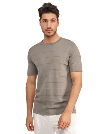Blue industry T-Shirt Blue Industry ronde hals khaki