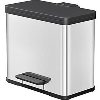 Hailo Cubo De Basura Pedal Oko Trio Plus Tama&ntilde;o L 3x9 L Acero 0633-200