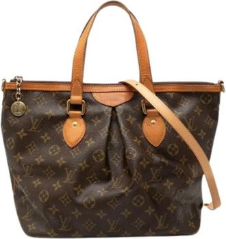 Louis Vuitton Pre-owned Tote Bags, female, Brown, Size: ONE SIZE Pre-owned Palermo PM Handbag