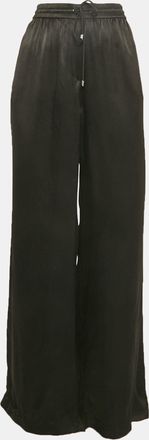 HUGO BOSS Boss By Hugo Boss Black Satin Tavati Trousers
