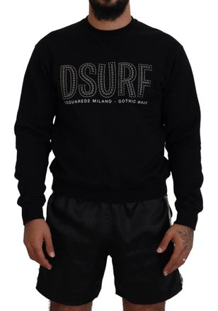 Dsquared2 Dsquared&sup2; Cotton Printed Long Sleeves Pullover Mens Sweater (Pre-Owned)