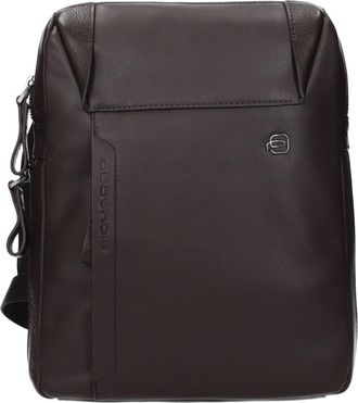 Piquadro Outca306S94Tm Crossbodytas - Heren - Tassen - Bruin - Maat: ONE Size Leer