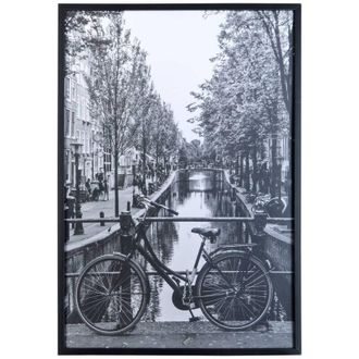 Atmosphera Atmosphera - P&oacute;ster Ayu En Blanco Y Negro Enmarcado 70x100cm Cr&eacute;ateur DInt&eacute;rieur