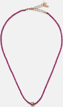 Suzanne Kalan Infinite 18kt rose gold necklace with spinels