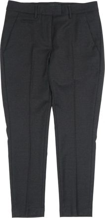 Dondup Perfecte Slim-Fit Broeken - Dames - Vrijetijds broeken - Zwart - W28 - Leer - Broeken
