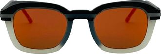Thom Browne Injection Rectangular Zonnebrillen - Dames - Zonnebrillen - Veelkleurig - ONE Size - Nylon - Accessoires