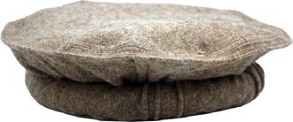 Generic Pakol Wool Cap Afghan Handmade Hat Chitrali 100% Wool Pakul Cap - Taj Company (Light Choclate)