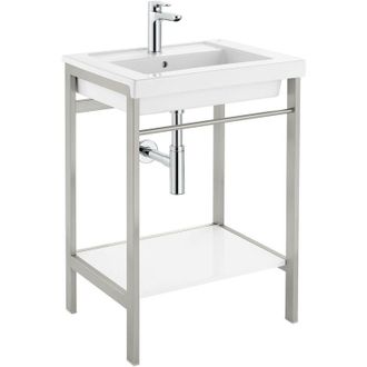 Roca Roca - Estructura Base Con Toallero Integrado Prisma Medidas: 800 Mm