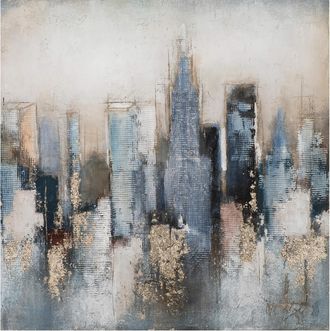 Schubiger M&ouml;bel Bild Abstrakte Skyline 2