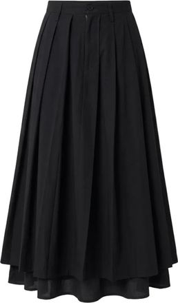 Adnym Atelier Mousta Kilt - - Skirts - Donna - Nero - S