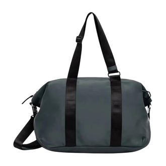 Rains Valera Weekend Bag Small W3 - unisex - Weekendtassen - Blauw - ONE Size - Polyester - Tassen
