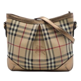 Burberry Pre-owned Burberry Haymarket Check Coated Canvas Hartham Crossbody Ladies WE5EL38AYM3V56ZM