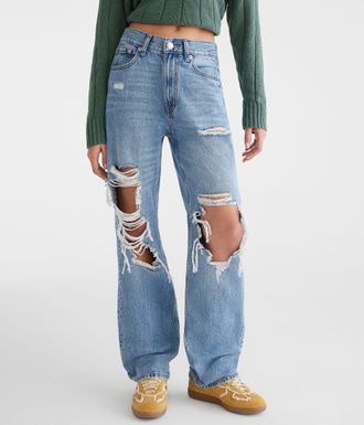 A&eacute;ropostale High-Rise Baggy Jean