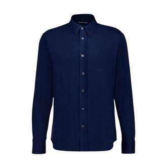 Tom Ford Cotton Indigo Shirt - male - Tom Ford - Casual Shirts - Blue - 2XL - Shirts