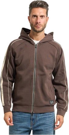 Emporio Armani Hombre, Sudaderas, Marrón, Talla: XL