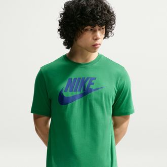 Nike Mens Nike Sportswear T-Shirt in Green | AR5004-306
