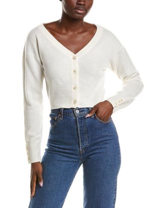 Naadam Cashmere Cinched Waist Cardigan
