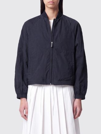 Herno Short Windproof Nylon Bomber Jacket with a Removable Hood