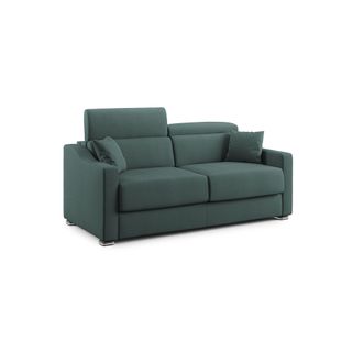 Divani.Store Amber Sof&aacute; Cama Convertible Con Tela Desmontable 211 Cm (mat. 160x197) Verde