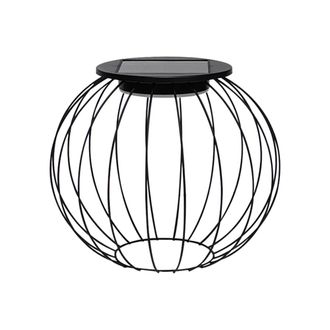 Sulion Baliza solar negra redonda 35cm